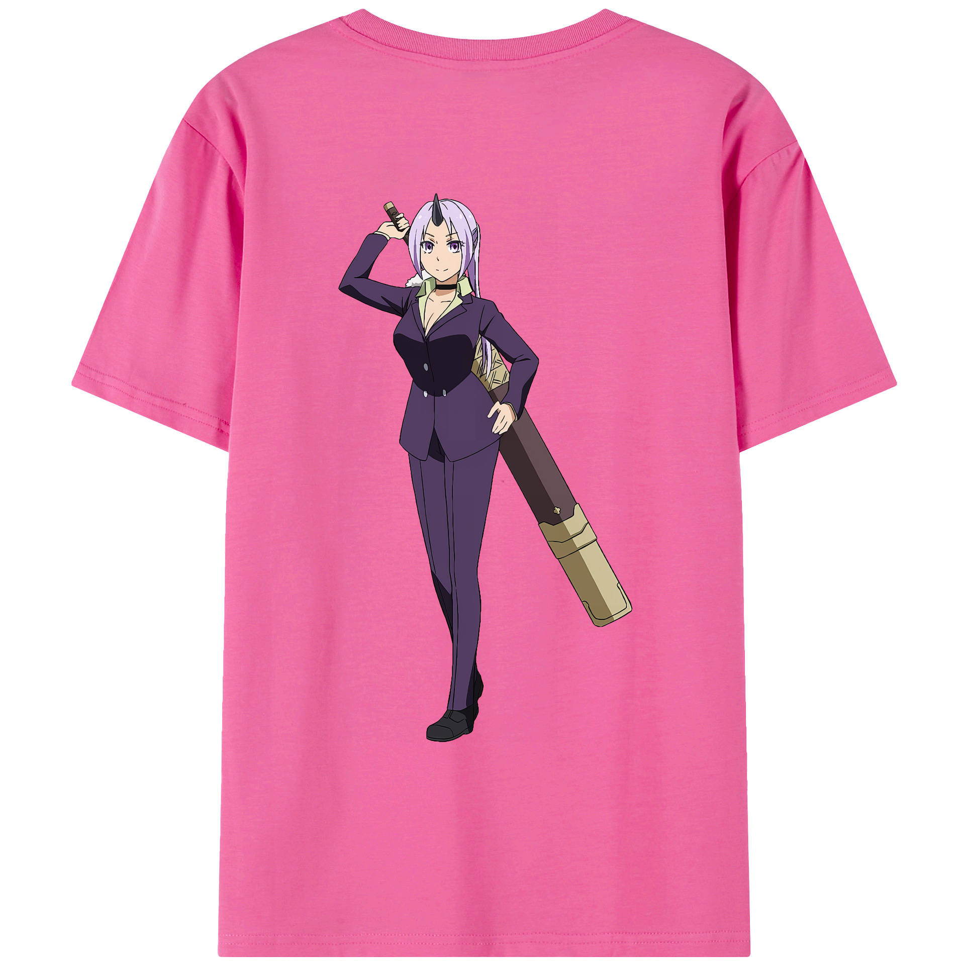 （画像用） 転スラ Regarding Reincarnated to Slime レディース半袖Tシャツ(バックプリント)